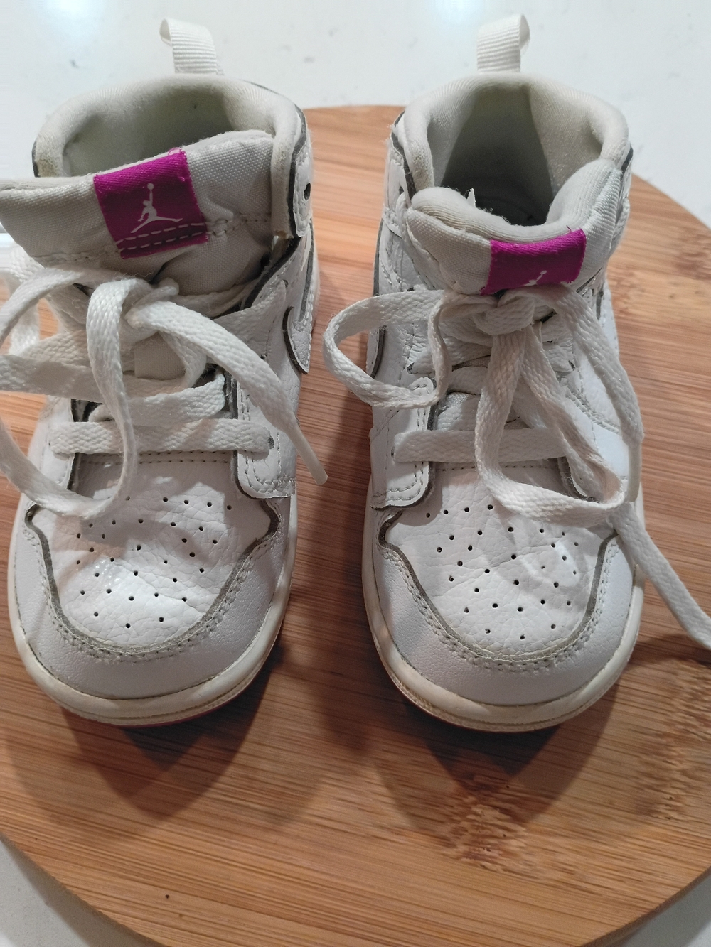 Nike Jordan White High-Top Sneakers  Size 6C